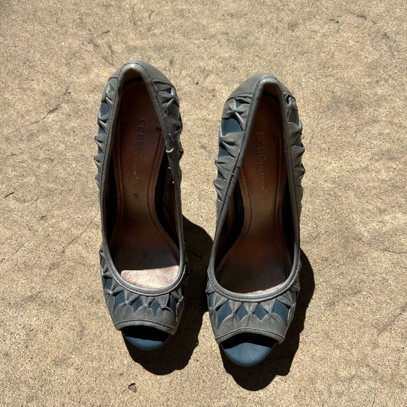 BCBGeneration Blue Platform Heels - Picture 6 of 6